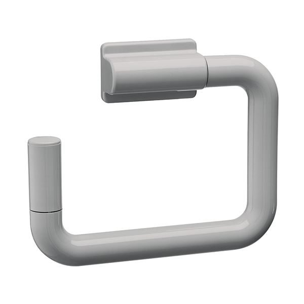 Lockable Toilet Roll Holder - Light Grey