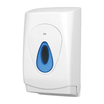 White Lockable Toilet Tissue Dispenser