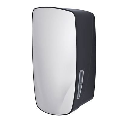 ABS Toilet Tissue Dispenser - Stainless Steel and Black