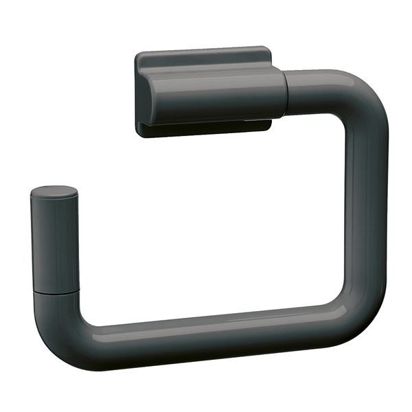 Lockable Toilet Roll Holder - Dark Grey